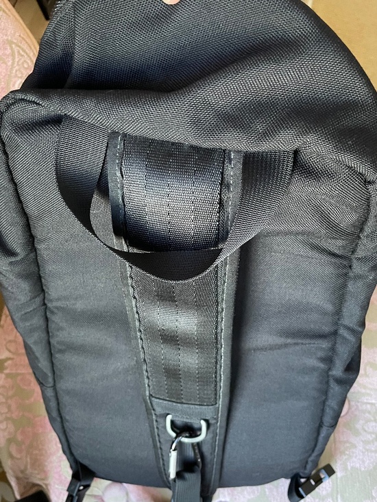 Topo Designs Daypack Backpack - Black with Neon Yellow Interior main image 4